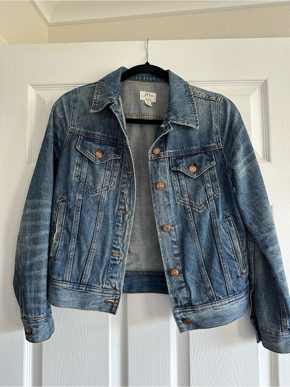 J.Crew Classic Blue Denim Jacket XS